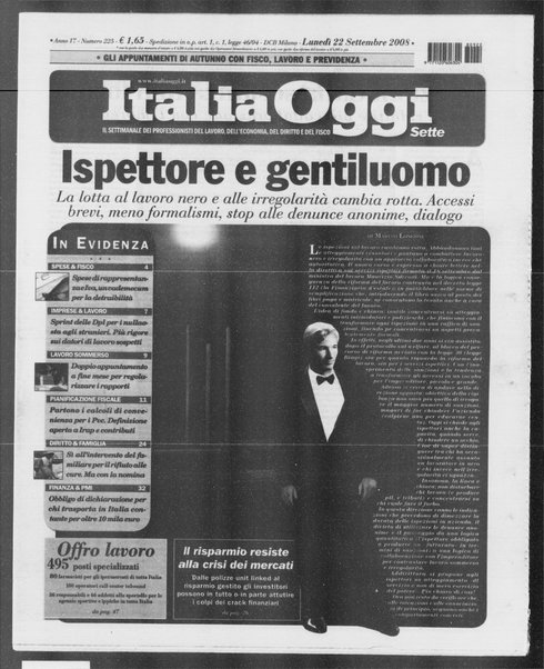 Italia oggi : quotidiano di economia finanza e politica